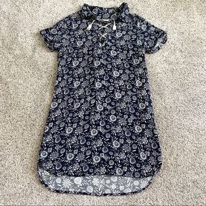 Art Class Navy Dress